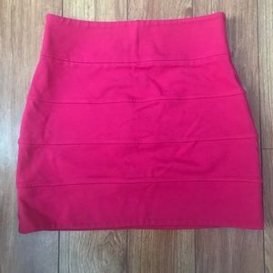 ARITZIA Hot Pink Talula mini skirt